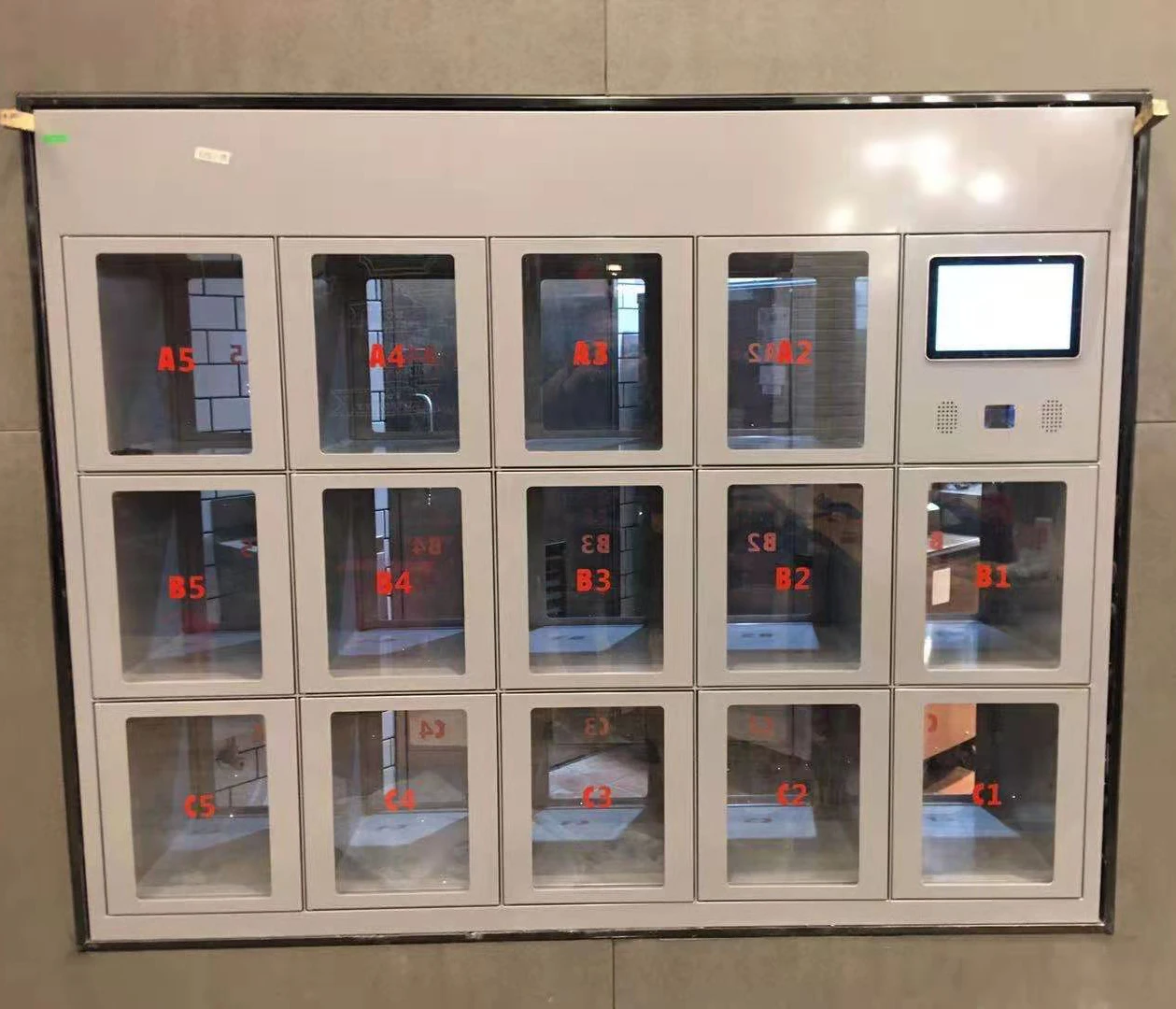 AUV 12/15 двери электронные чистые окна смарт-Ноутбуки отсек с сенсорным экраном 21 дюйм