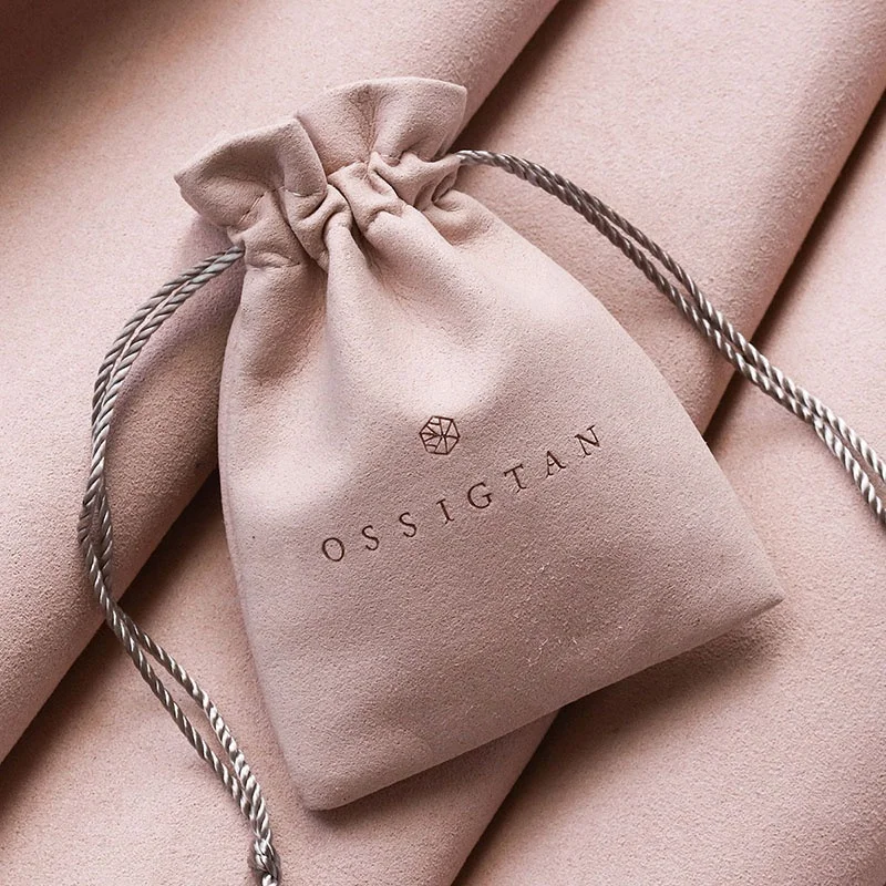 Factory Korean INS Style Customized Cotton Bundle Pocket Rope Color Printing Jewelry Storage Canvas Bag