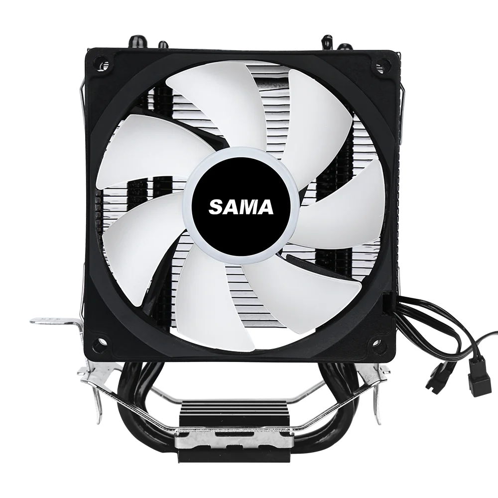 SAMA Customized 2 Heatpipes 90MM Cpu Air Cooler Heatsink Cpu Fan Cooler