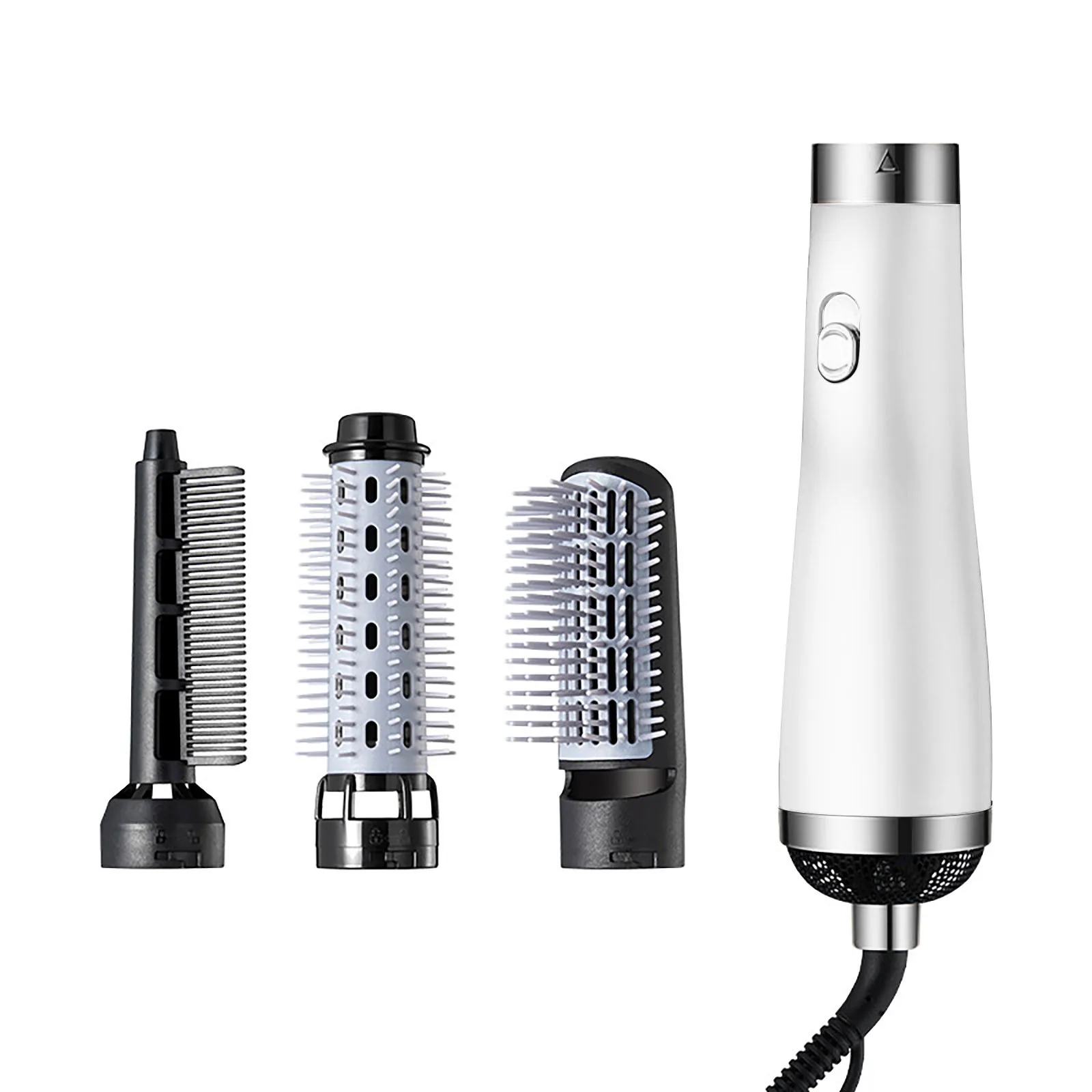
3 in 1 Newest Hair Dryer and Volumizer Set with Interchangeable Brush Head Negative Ion Ceramic Hot Air Brush Comb 