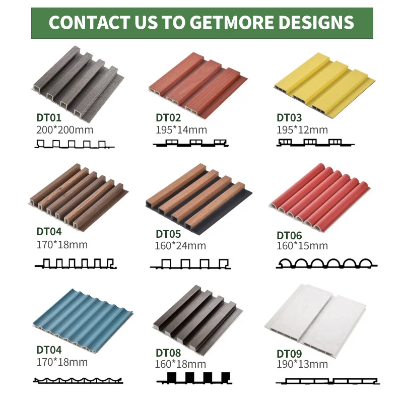 samples hdpe wooden grain pvc wpc tv indoor wall panels interior decoration and hidden door white