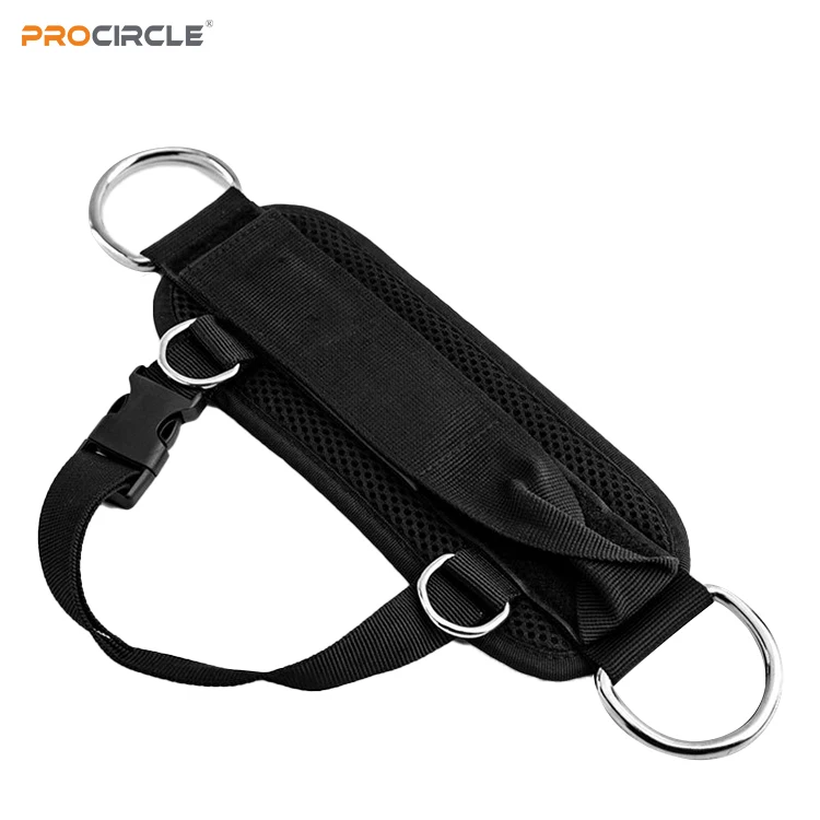 WA-F2031 Sandwich Material Ankle Strap for Cable Machine and Resistance Band for Glute Workouts and Leg Extensions with Strap