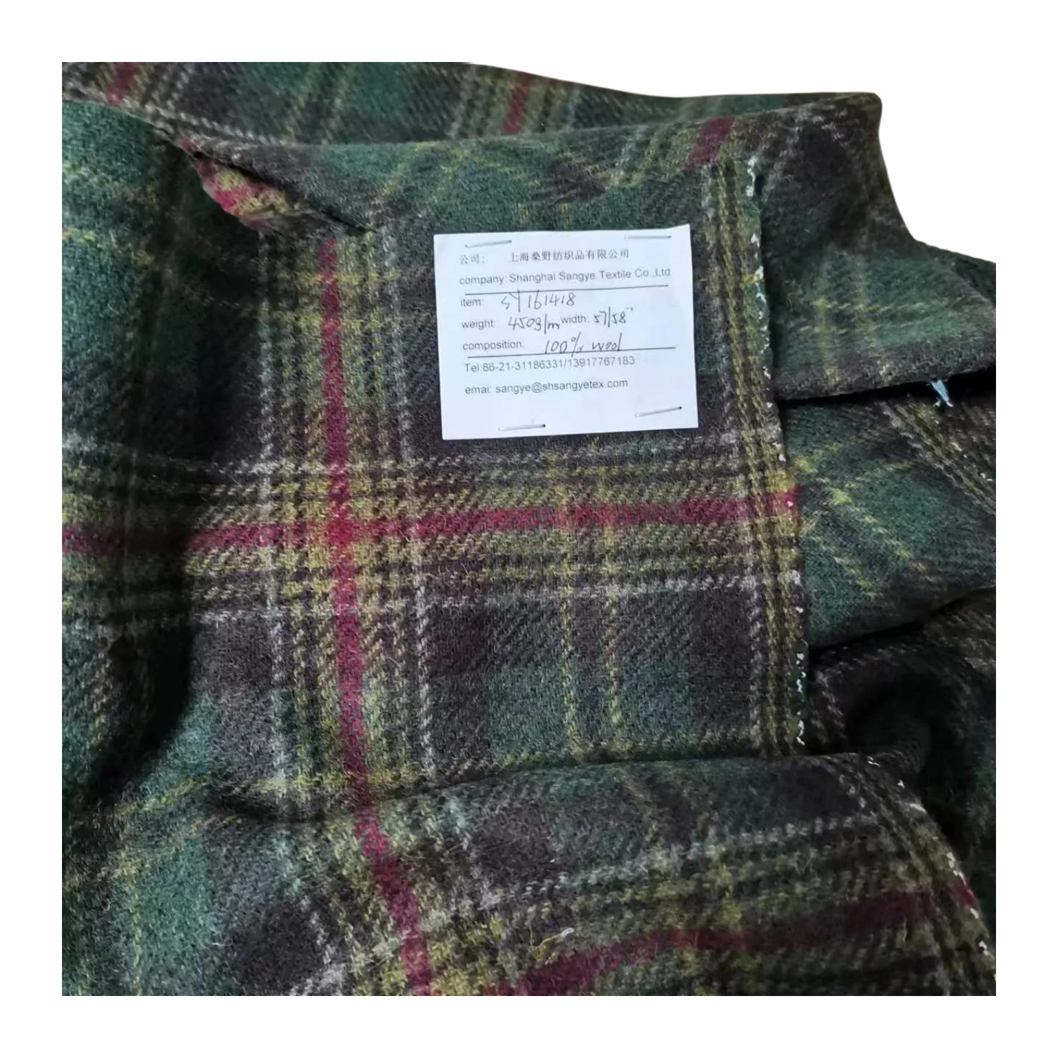 Winter coat fabrics pure wool  woven  Christmas woolen fabrics warm popular young boys coast jackets  girls dress skirts