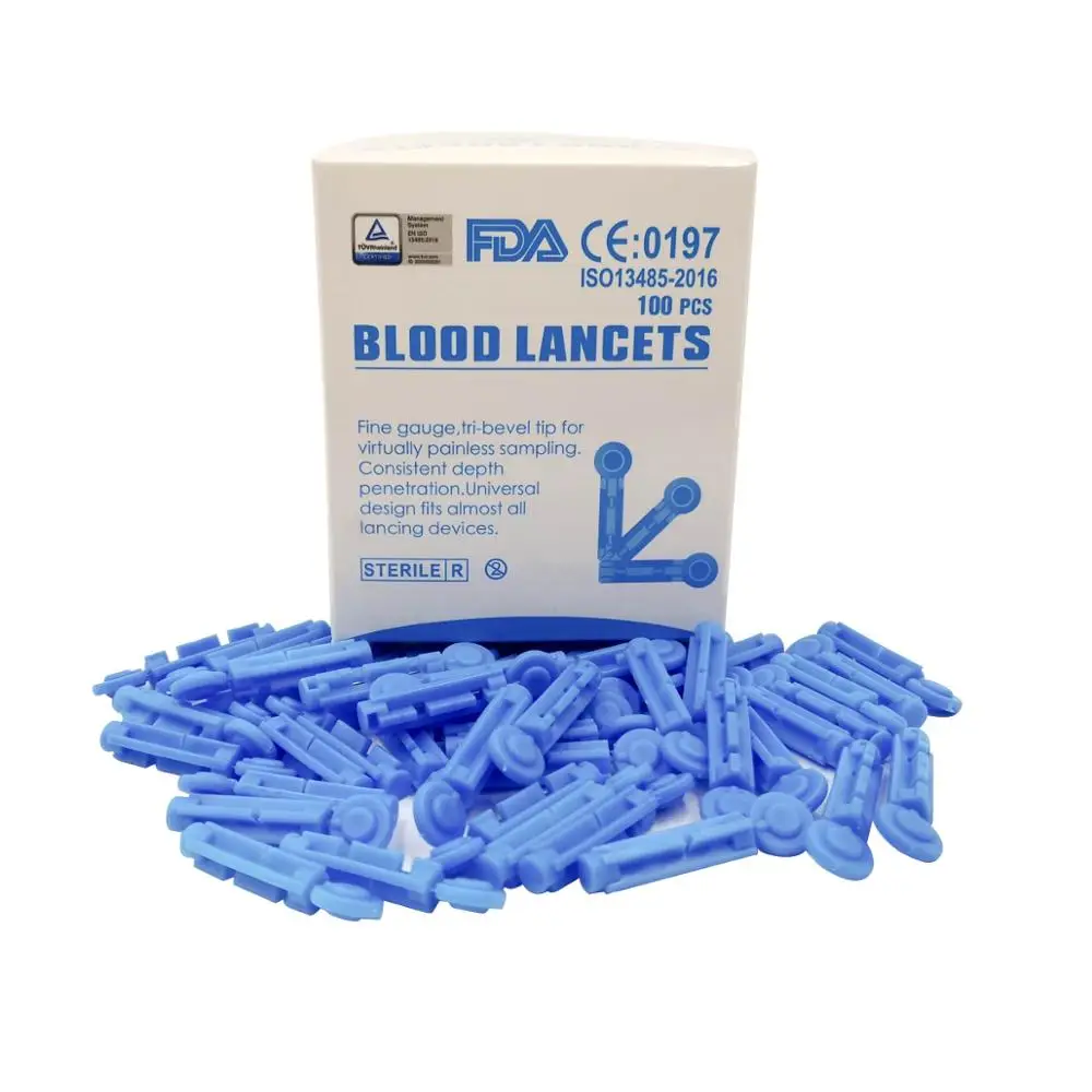 Hot Sale 28g Sterile Blood Lancets