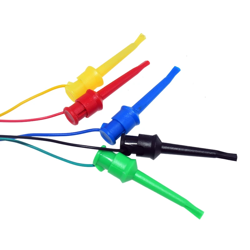 Тестовый мини-захват, соединительные провода с крючком к штекеру-26 AWG, связывающая стойка к макетной плате без пайки, джамперные выводы