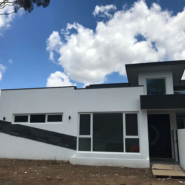 10 Year Warranty German Veka White Hurricane Impact House Plastic Slide Glass Vinyl Sliding PVC Window