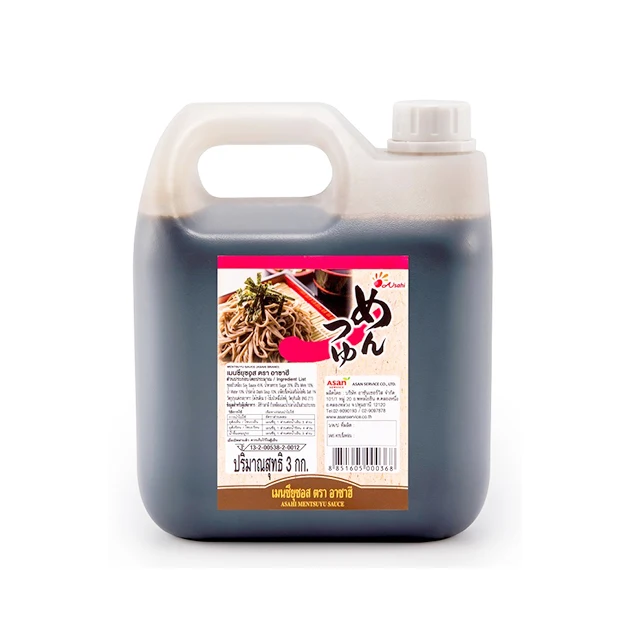 Премиум концентрат соленый и Katsuo вкус, соус ментасую 3 л в упаковке с ПЭТ-бутылкой из Таиланда