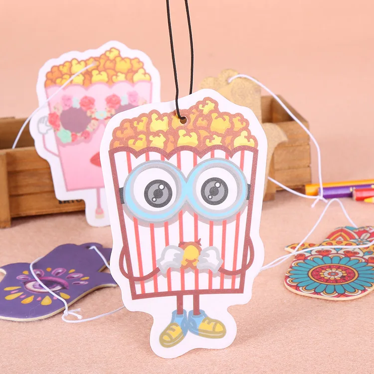 Manufacturer Design Custom High Quality Paper Car freshener Perfume Custom Car freshener