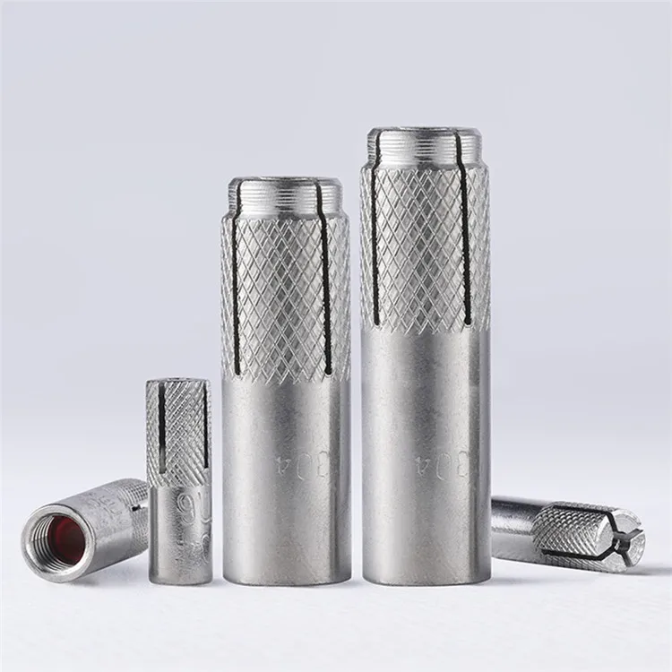 Factory M6-M20 ss304 ss316 stainless steel Expansion Anchor Bolt drop in anchor