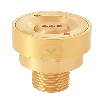 YURUN ZW-E2  Brass deck jet floor spray fountain nozzle phoenix tail
