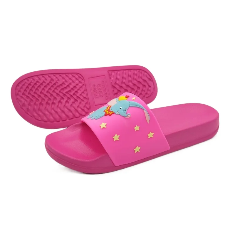 2021 Cute baby elephant with gypsophila slippers EVA Sole Slippers outdoor Soft Slides Summer Outwear