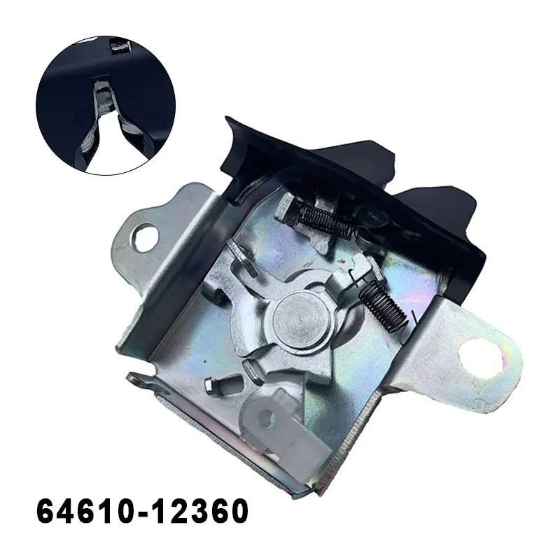 Car Tailgate Rear Door Lock Latch 64610-12360 for Toyota Corolla, NZE121 Axio Fielder NZE120 NZE121 NZE124