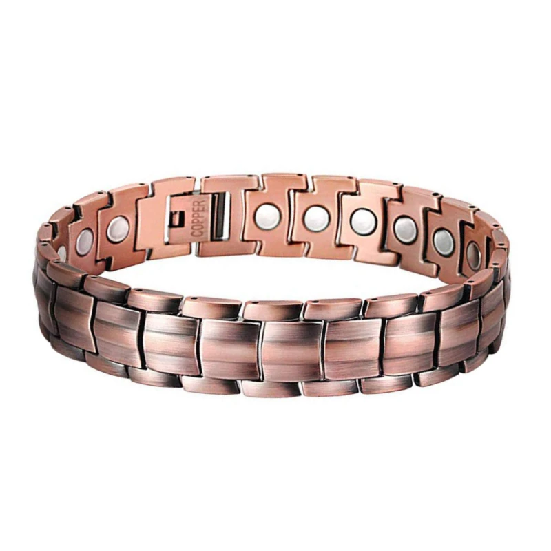 9142 High Quality Popular Red Magnetic Copper Magnet Bracelet 4 Styles Friendship Bracelet For Men