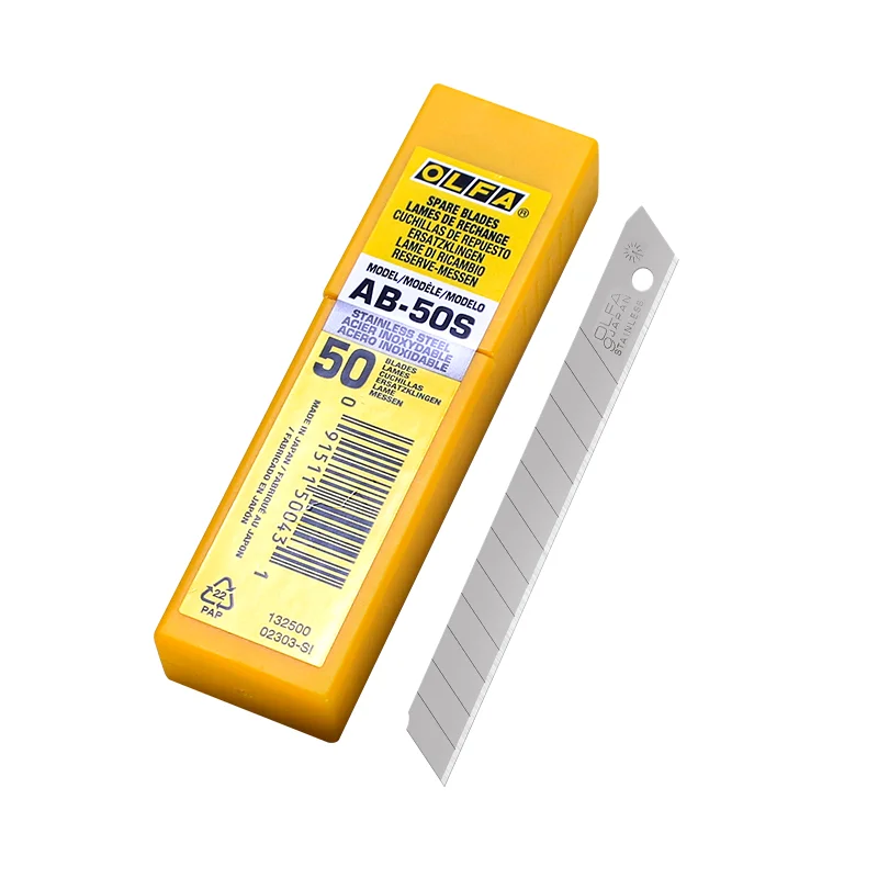 OLFA AB-50S Fits most 9mm Stainless Steel Snap Blades Resists rust and corrosion