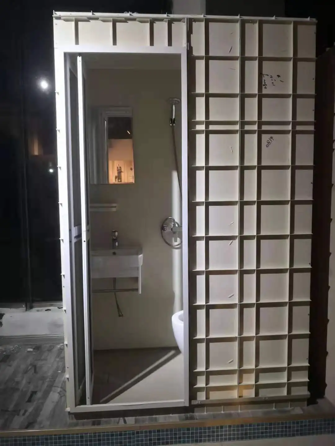 Modular Bathroom Pop-up Shower Tent Indoor Prefab Mobile Public Price Portable Toilet