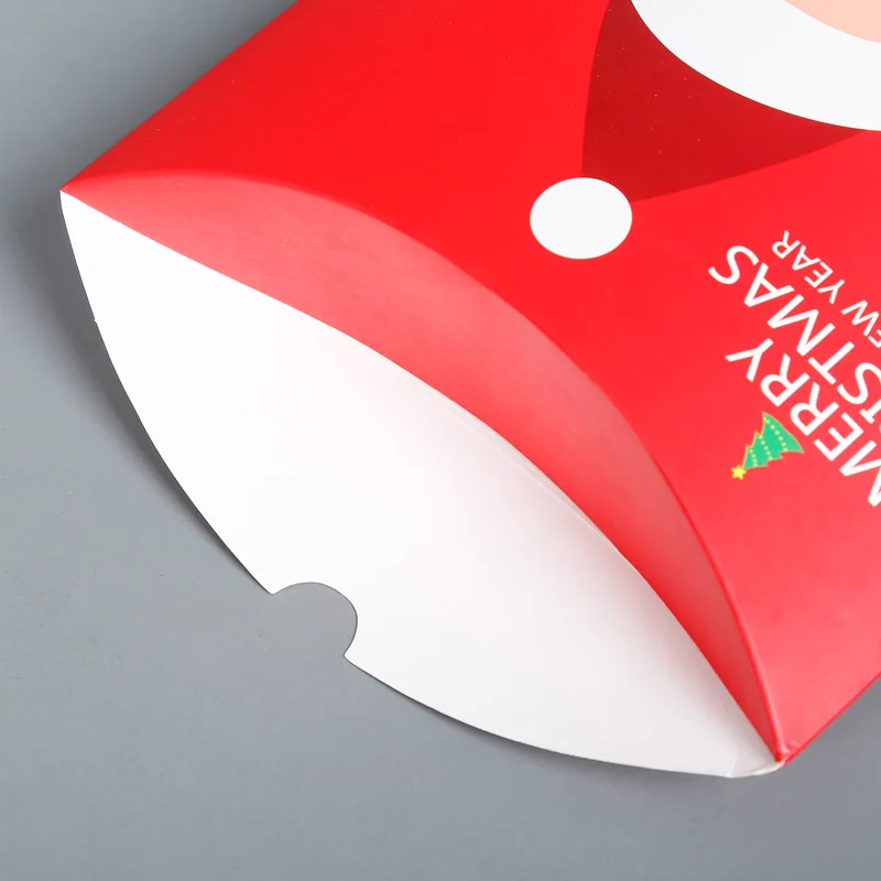 Дешевая Рождественская бумажная Подарочная коробка для подушки маленькая коробка для конфет Свадебная упаковочная коробка Прямая поставка с завода