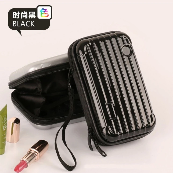 Hot Selling Custom Hard Shell Mini Waterproof Makeup Pouch Travel Carrying Portable Toiletry Case