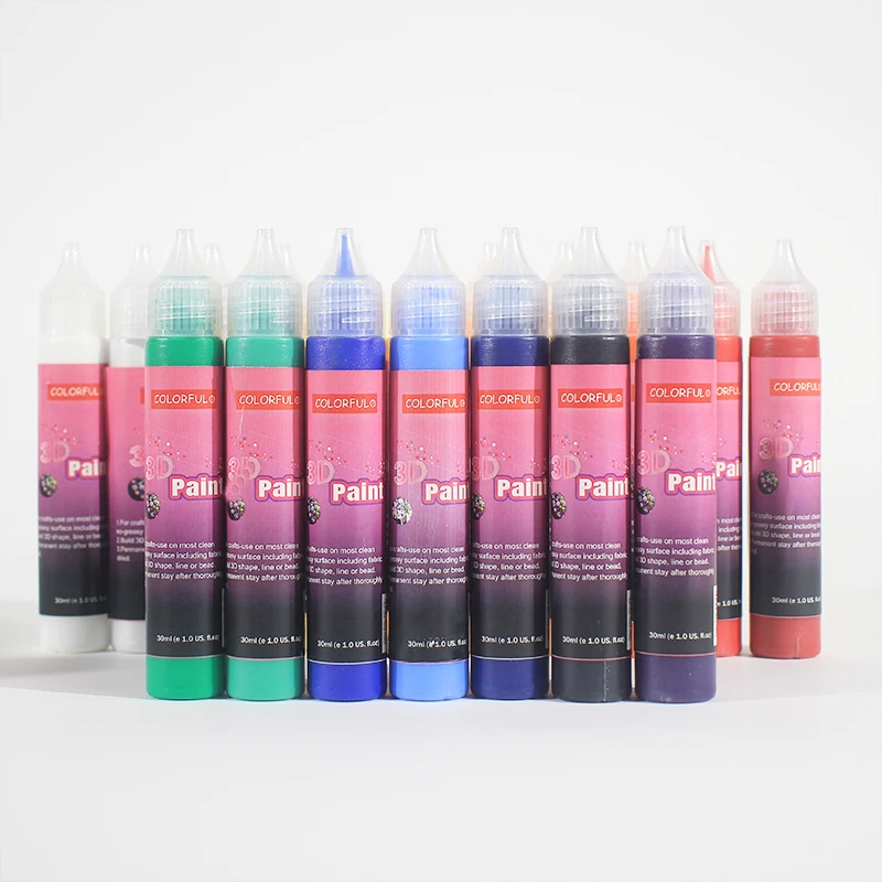 3D paint fabric paint Fabric color 30ml- EU