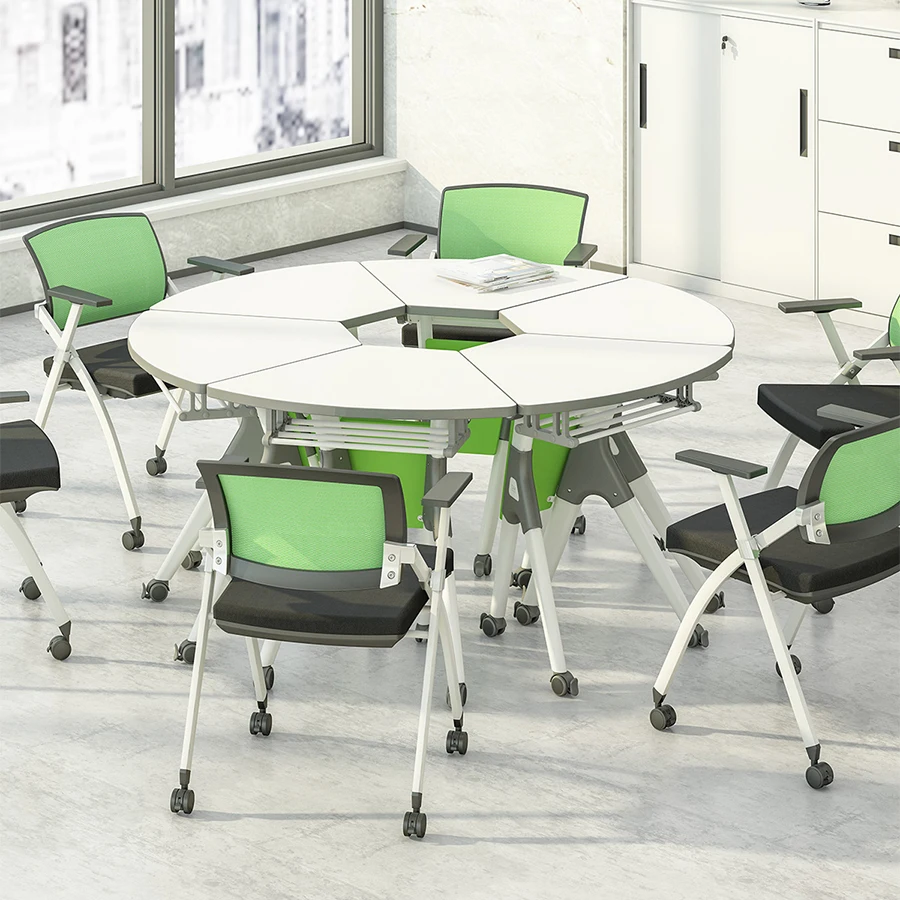 Модульный складной и подвижный тренировочный стол для конференц-зала