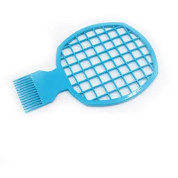 Free Sample Professional African Hairdressing Twist Wave Curly Hair Comb Salon Barber Mesh Tin Foil Hot Brush Hairdressing Tool