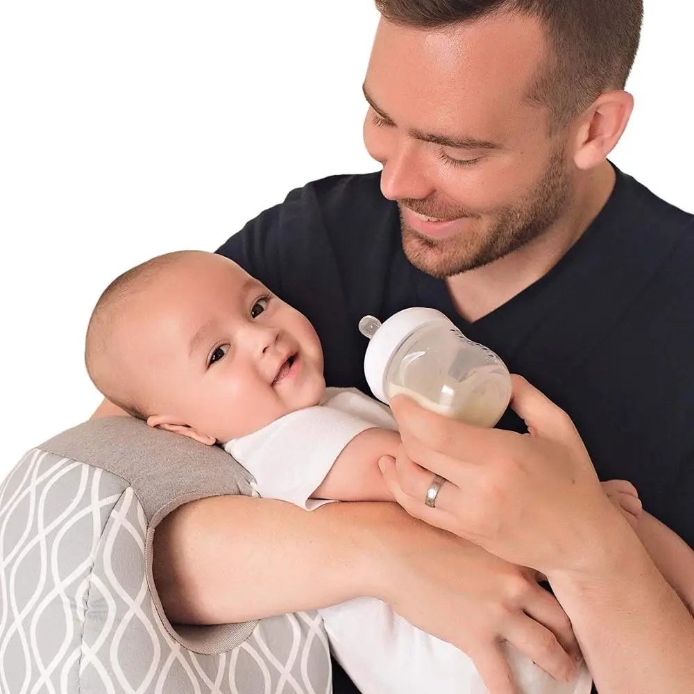 Breastfeeding and bottle feeding pillow and positioner infant baby nursing pillow