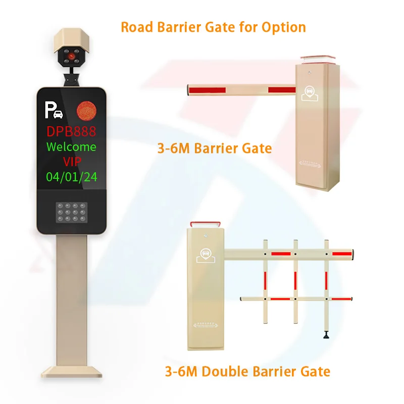 Global Smart AI License plate recognition parking solution provider with Lpr camera with parking software