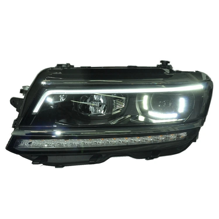 
Bixenon projector lens headlight with auxiliary high beam and dynamic LED turn indicator for 2017 2018Tiguan MK2 