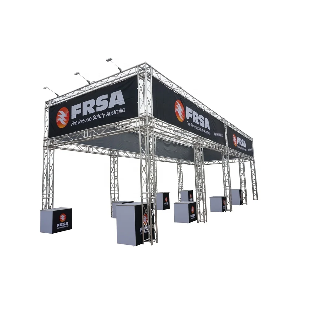 3D exhibition booth design trade show exhibit truss booth display