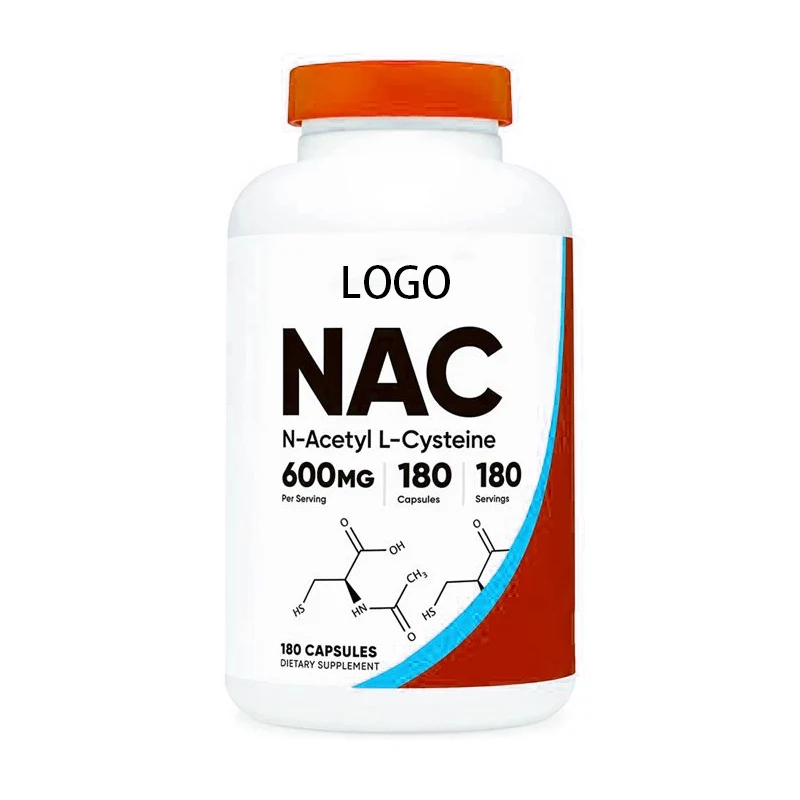 Оптовые аминокислотные добавки 1000 мг Nac N-ацетил L-цистеин капсулы 600 NAC