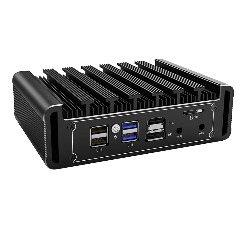 11th Gen 2.5G Mini Router Core i7 1165G7 i5-1135G7 i3 1115G4 4 In-tel i226 Lan 2xDDR4 NVMe N5105 Fanless pfSense Firewall PC