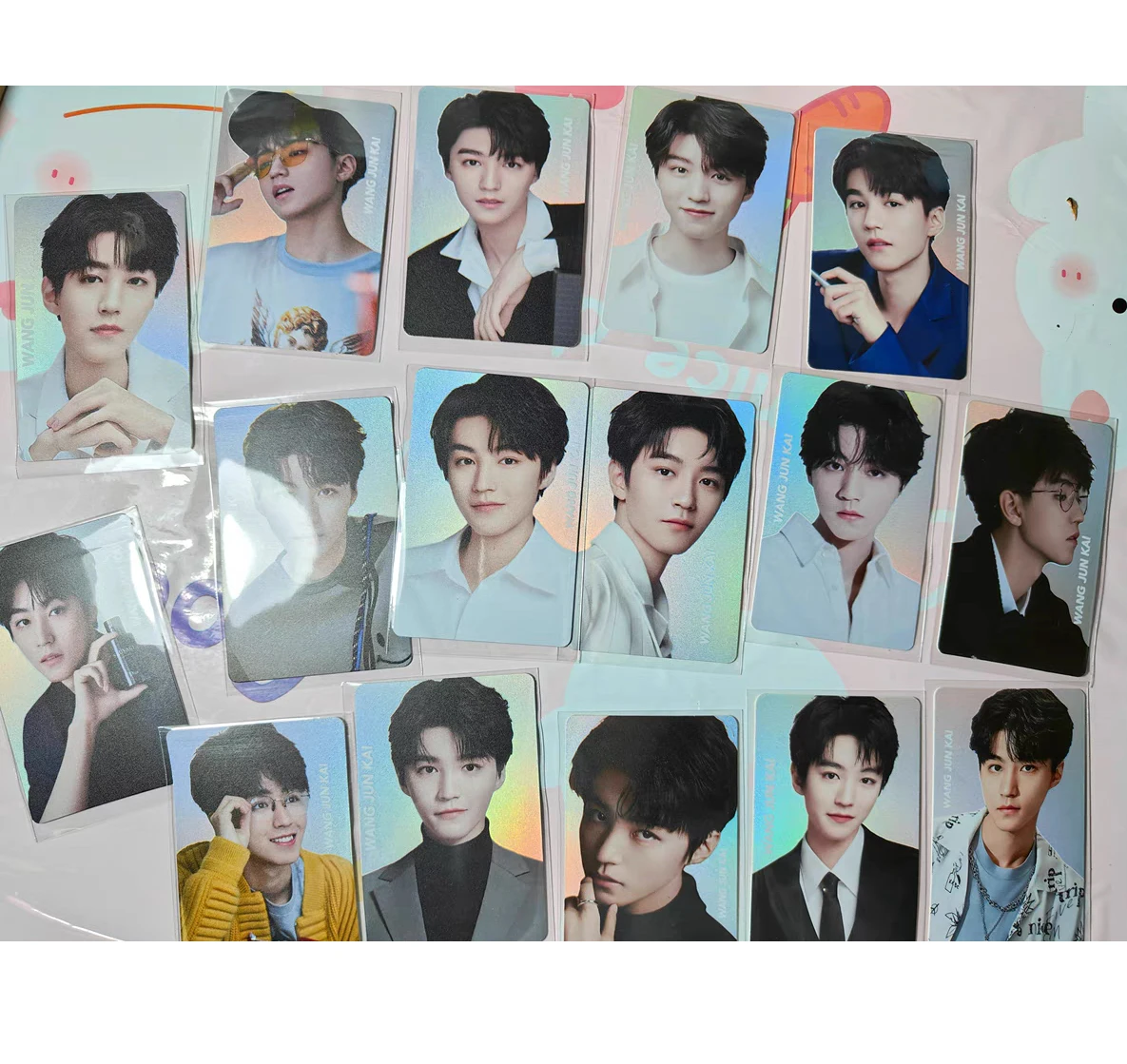 Custom Kpop Holographic Photocard Paper Photocard with Hologram Heart Photocard Double Side Printing