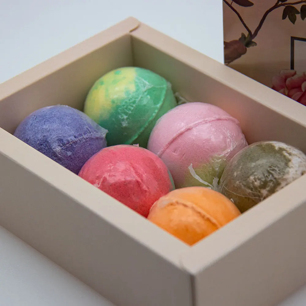 OEM ODM Organic Ingredient Fizzies Natural Seaweed Bubble Kid Private Label Bath Bombs