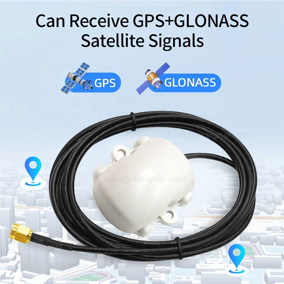 high gain 28dbi Car Navigation GPS BD GLONASS antenna Satellite Navigation Positioning 1575Mhz 1561Mhz multi-band gnss Antenna