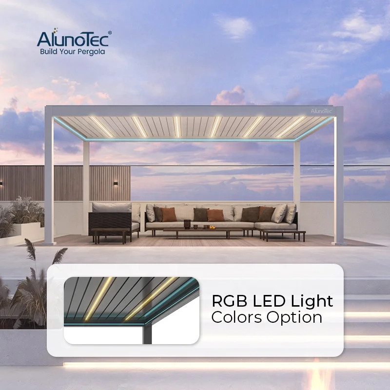 Водонепроницаемая крыша с жалюзи