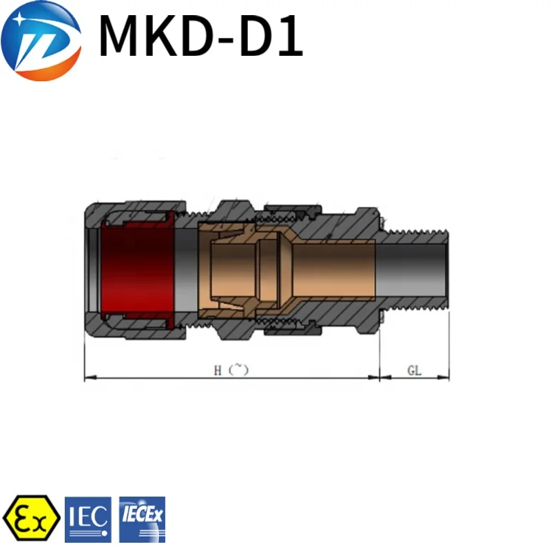  Atex iecex ip68 Кабельный сальник для герметизации провода с MKD-D1 оптовых