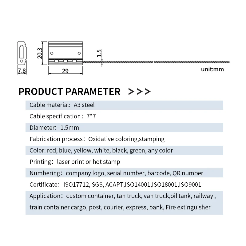 JCCS006 New style pull tight truck cable small cable seal for connectors wire and cable seals