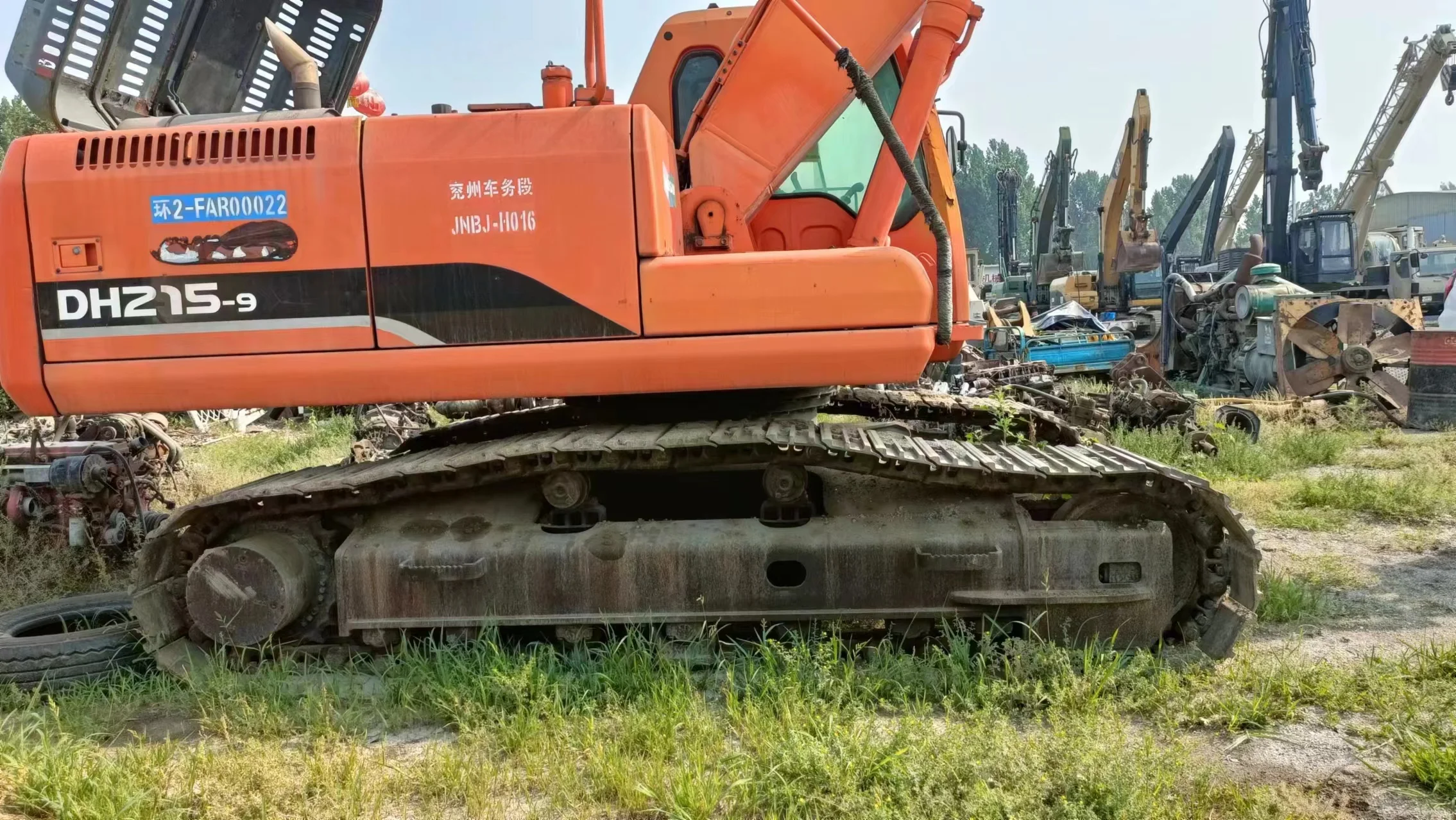High-quality second-hand excavators that are popular recently Doosan DH215-9 Used excavators for sale at special prices