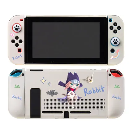  Мягкий защитный чехол из ТПУ для игровой консоли Nintendo Switch милый мультяшный контроллера Прямая