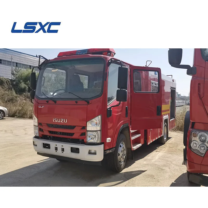 ISUZU Multifunctional fire truck 3 m3 fire truck foam powder rescue truck