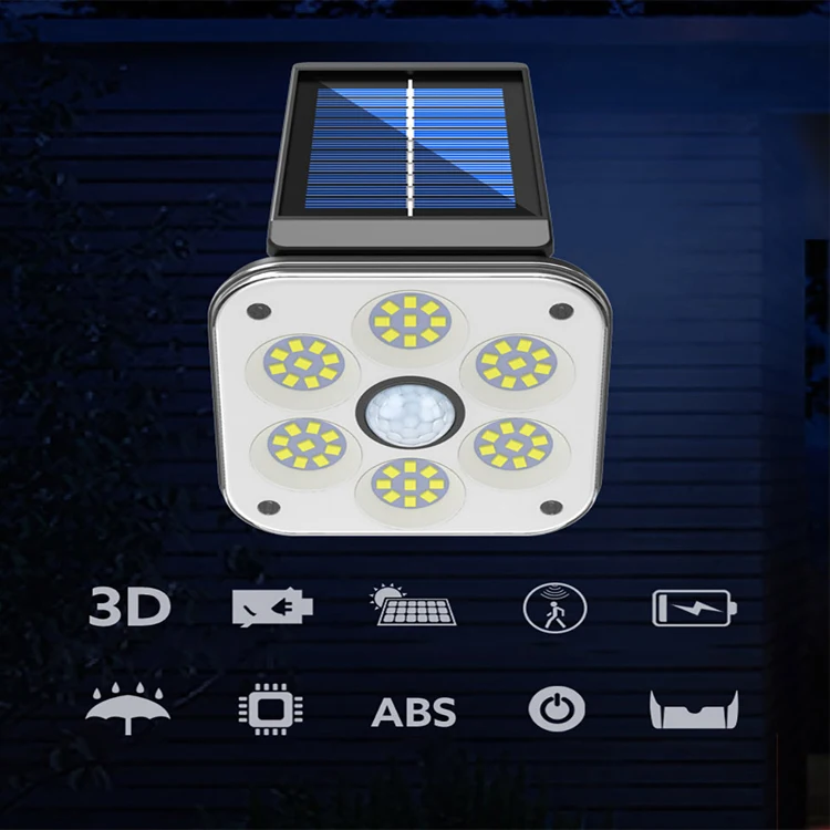 Outdoor LED Solar Light 48LED 54LED 54COB Solar Lamp Waterproof PIR Motion Sensor Solar Wall lignt Solar light