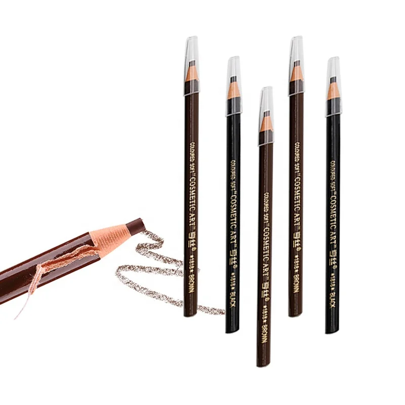 Professional Cosmetics Wild Eyebrow Pen Oil-proof Smudge-proof Waterproof Eyebrow Pencil For Lady