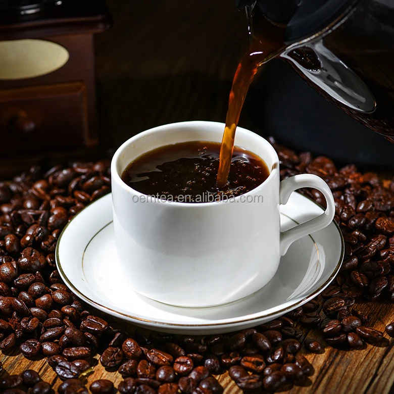 Custom Men Power Organic Herbal Coffee Maca X Power Coffee For Tongkat Ali Maca Man Power Energy Coffee