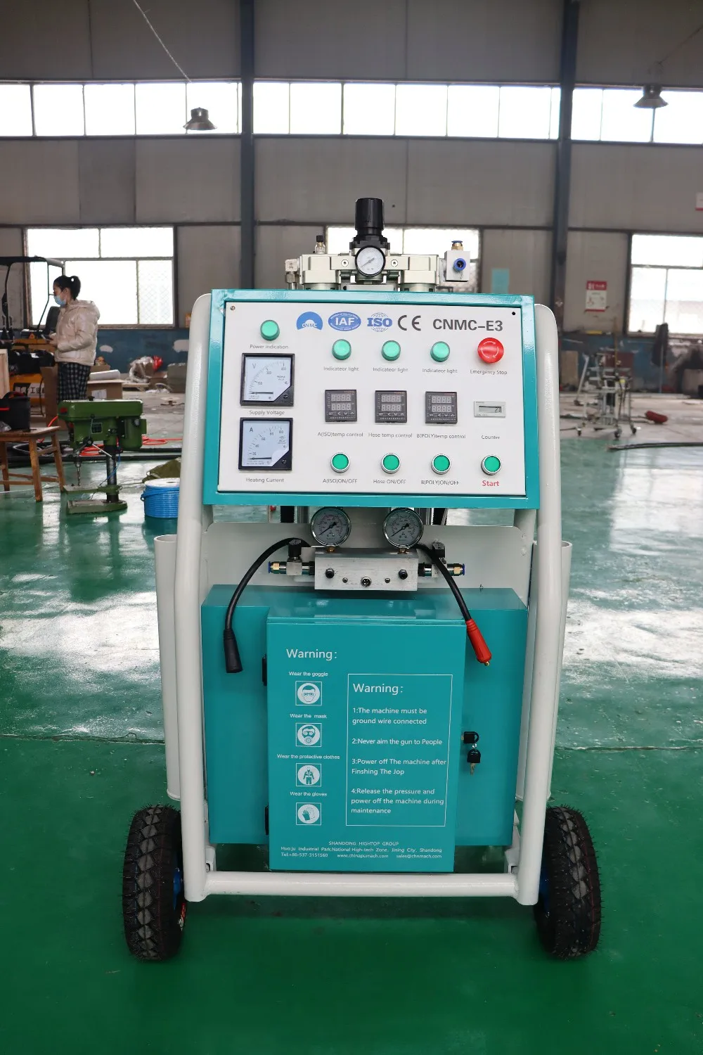 Multifunctional PU Polyurethane Spray Foam Machine CNMC-E3 with Free Spray Gun Transfer Pump and Heating Hose