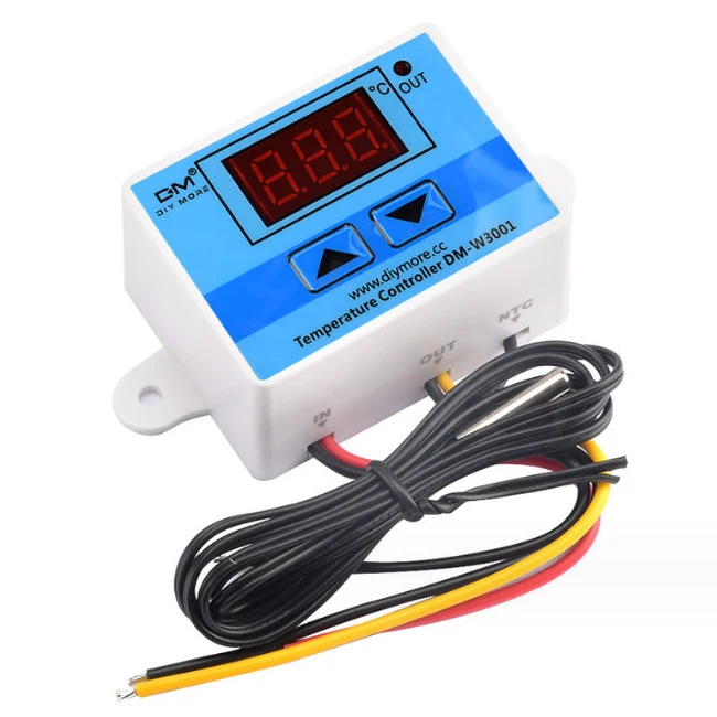 AC DC 12V/24V/220V Digital LED Temperature Controller 10A Thermostat Control Switch Probe NTC Sensor XH-W3001
