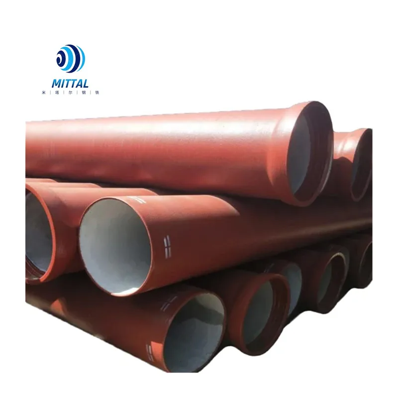 S-Section Nodular Cast Iron Pipe for Gas and Liquid Transportation in Industrial Enterprises K7 K8 Ductile Iron Pipe