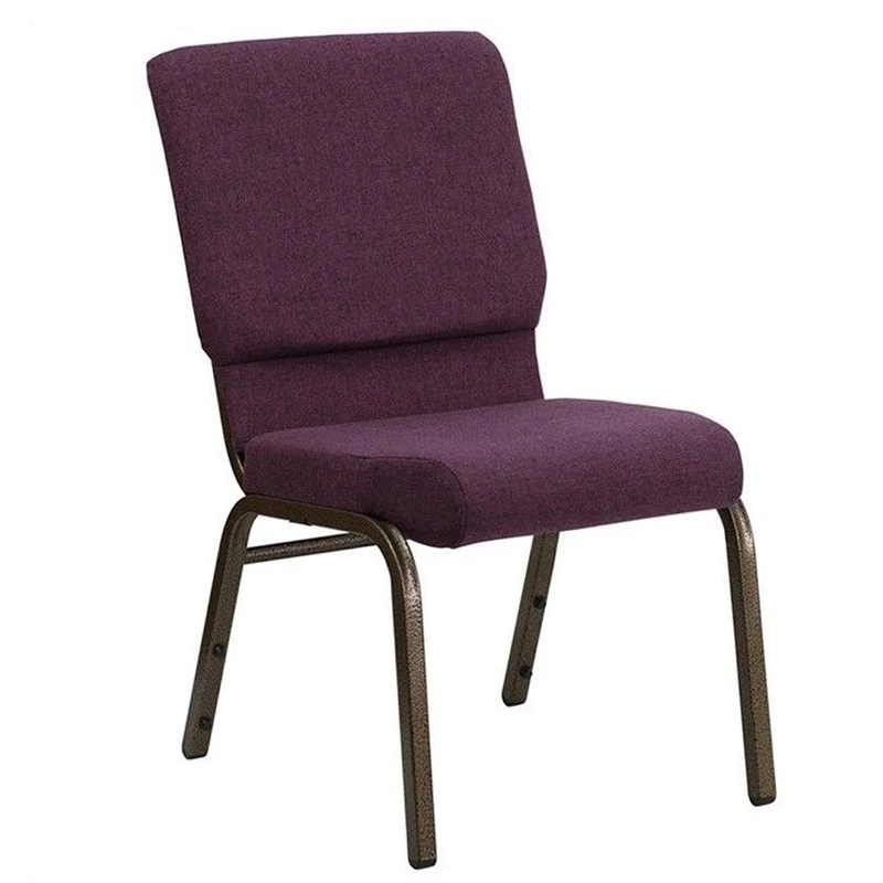 Luxury Modern Cheap Sale Chair Comfortable Fabric Metal Legs Fabric Interlocking Theater Church Chairs