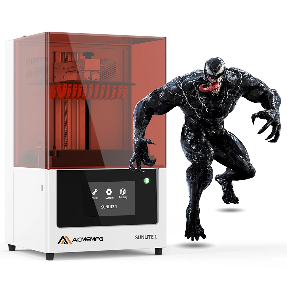 3D-принтер ACME 8Ks с ЖК-дисплеем 7 дюймов 8 К объемная сборка 9 л
