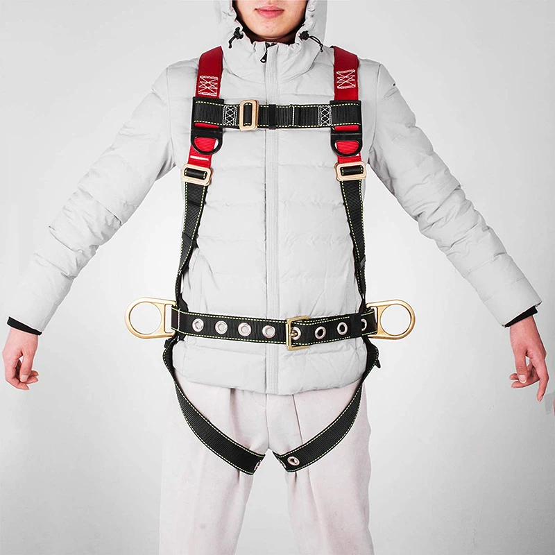 high tenacity fall arrest protector full body safety harness belt