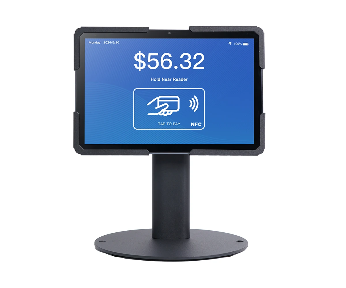 Customizable donation kiosk tablet with NFC reader 10 inch 1920*1200IPS MT8768 4+64GB tablet with Stand