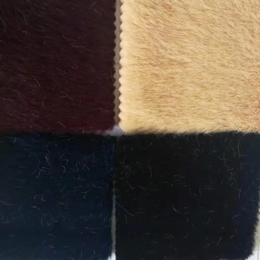 Manufacturer Wholesale Cheap Price Custom Faux Fur Fabric Multicolor For Garment